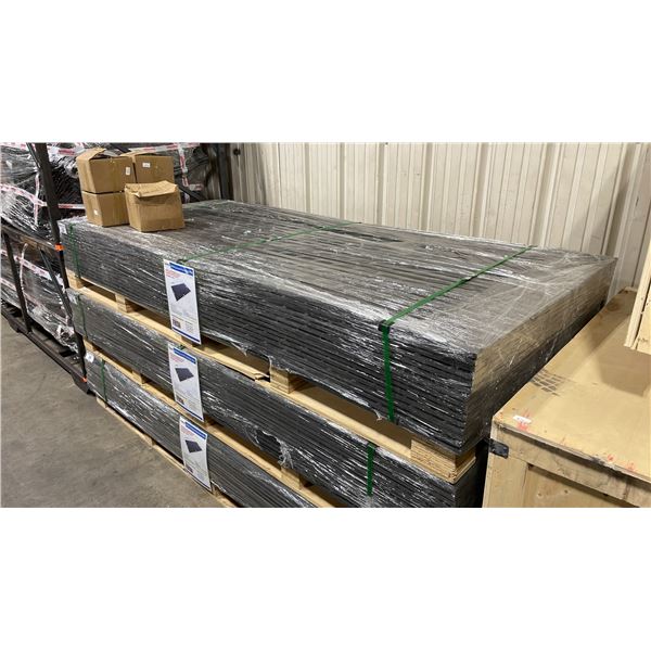 PALLET OF 15 IRANCH IRGPM 4'W X 8'L BLACK INDUSTRIAL HIGH-DENSITY POLYETHYLENE GROUND PROTECTION