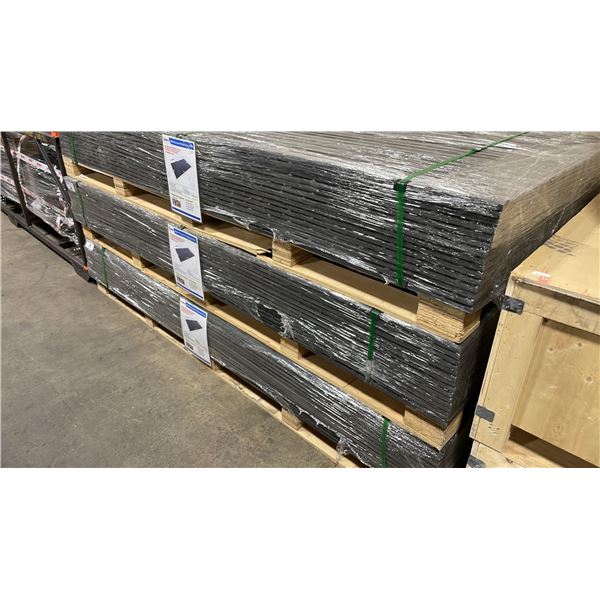PALLET OF 15 IRANCH IRGPM 4'W X 8'L BLACK INDUSTRIAL HIGH-DENSITY POLYETHYLENE GROUND PROTECTION
