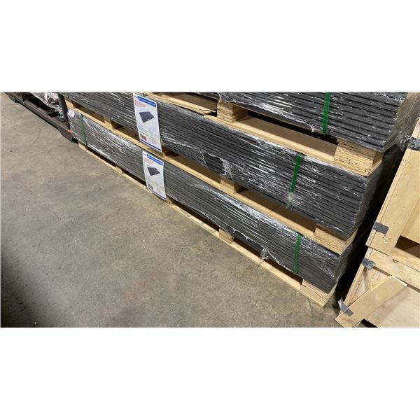 PALLET OF 15 IRANCH IRGPM 4'W X 8'L BLACK INDUSTRIAL HIGH-DENSITY POLYETHYLENE GROUND PROTECTION