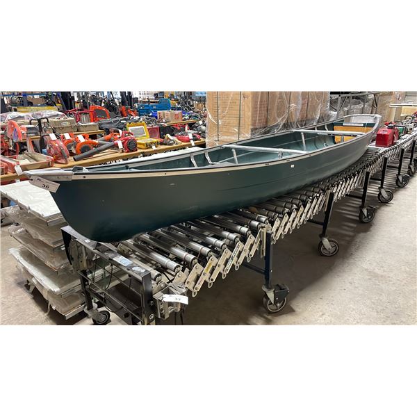 16' COLEMAN RAM-X SCANOE GREEN 2 PERSON PLASTIC PRE FORMED CANOE