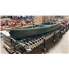 Image 1 : 16' COLEMAN RAM-X SCANOE GREEN 2 PERSON PLASTIC PRE FORMED CANOE