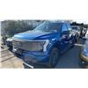 Image 2 : 2022 FORD F-150 LARIAT LIGHTNING, 4DR CREW CAB PU, BLUE, VIN 1FT6W1EV1NWG11386,