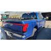 Image 3 : 2022 FORD F-150 LARIAT LIGHTNING, 4DR CREW CAB PU, BLUE, VIN 1FT6W1EV1NWG11386,