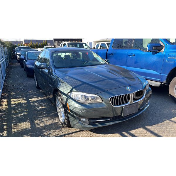 2013 BMW 528I, 4DR SEDAN, BLACK, VIN WBAXH5C53DDW12118,