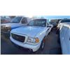 Image 1 : 2008 FORD RANGER, 4DR CREW CAB, WHITE, VIN 1FTYR44U08PA50784,