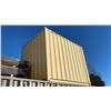 Image 4 : BEIGE 10' 9,920 LBS MAX CAPACITY INDUSTRIAL OFFICE / SECURITY TRANSPORT CONTAINER WITH