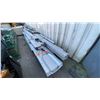 Image 5 : 5 PALLETS OF INDUSTRIAL GALVANIZED METAL CURVED ROOF SINGLE DOOR QUONSET STYLE STORAGE BUILDING