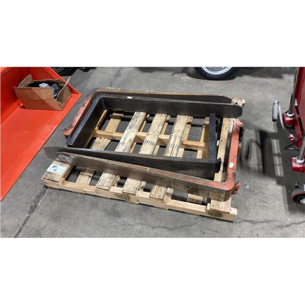 2 SETS OF 42" INDUSTRIAL FORKLIFT FORKS