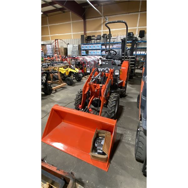 EVERUN EREL50 FRONT END LOADER, ORANGE, VIN 242935,