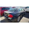 Image 3 : 2007 BMW 328XI SUPERDUTY, 4DRSD, BLUE, VIN WBAVC935X7KX53961,