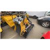 Image 2 : SDLANCH SDLL60 YELLOW GAS POWERED MINI STAND ON SKID STEER WITH 7" RUBBER TRACKS & TOOLBOX