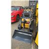 Image 4 : SDLANCH SDLL60 YELLOW GAS POWERED MINI STAND ON SKID STEER WITH 7" RUBBER TRACKS & TOOLBOX