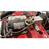 Image 3 : CENTURY AC 1/3 HP MOTOR WITH HEAT HOSE AND 3 TIER RED MOBILE CART WITH CONTENTS