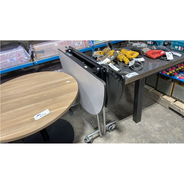 SHUR-LOK MOBILE FOLDING SHAPED TABLE