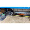 Image 2 : SHELF LOT OF ITEMS INCLUDING INDUSTRIAL CHEMICALS, BROOMS, MOPS AND PACKAGING