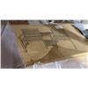 Image 2 : TWO CHAIRS AND TABLE OUTDOOR PATIO SET IN BROWN PATINA  *1 SET (3PCS)*