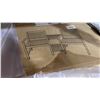 Image 2 : TWO CHAIRS AND TABLE OUTDOOR PATIO SET IN BROWN PATINA  *1 SET (3PCS)*