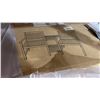 Image 2 : TWO CHAIRS AND TABLE OUTDOOR PATIO SET IN BROWN PATINA  *1 SET (3PCS)*