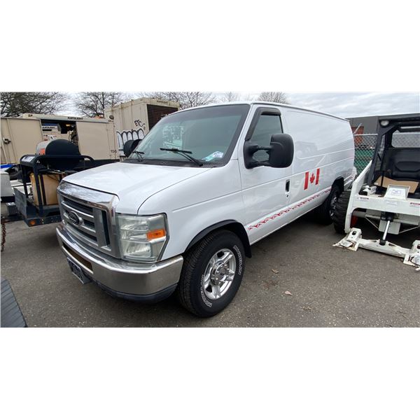 2006 FORD E350 SUPERDUTY, 3DR CARGO VAN, WHITE, VIN 1FTSS34PX6DA84910,