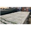 Image 2 : STACK OF 50 WHITE 95"L X 37"W INDUSTRIAL CORRUGATED METAL ROOF / WALL SHEETING