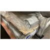 Image 3 : STACK OF 50 WHITE 95"L X 37"W INDUSTRIAL CORRUGATED METAL ROOF / WALL SHEETING