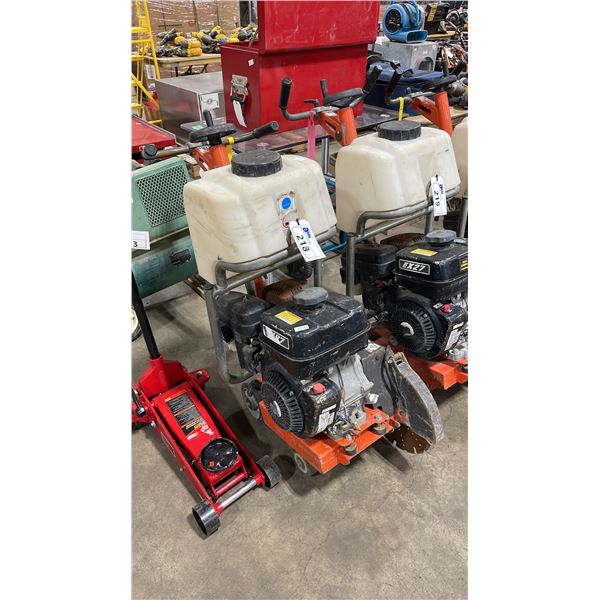 HUSQVARNA FS 30 COMMERCIAL GAS POWERED SUBARU EX 27 WALK BEHIND CEMENT CUTTING SAW