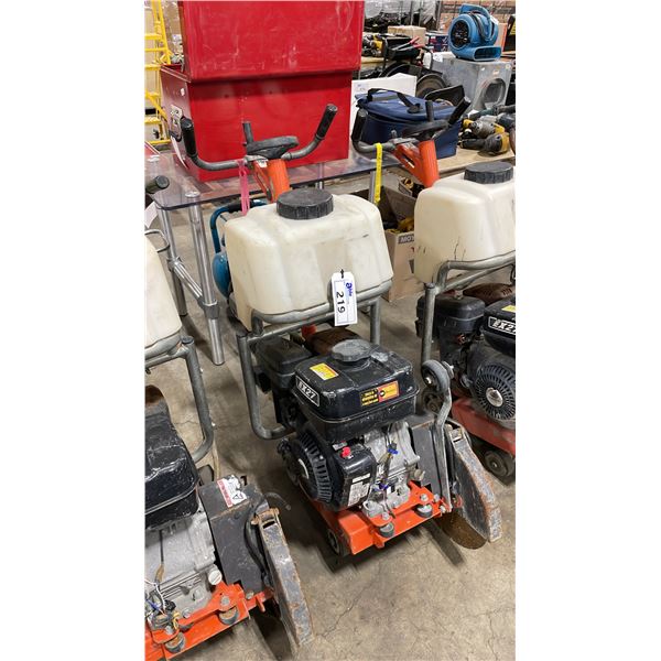 HUSQVARNA FS 30 COMMERCIAL GAS POWERED SUBARU EX 27 WALK BEHIND CEMENT CUTTING SAW