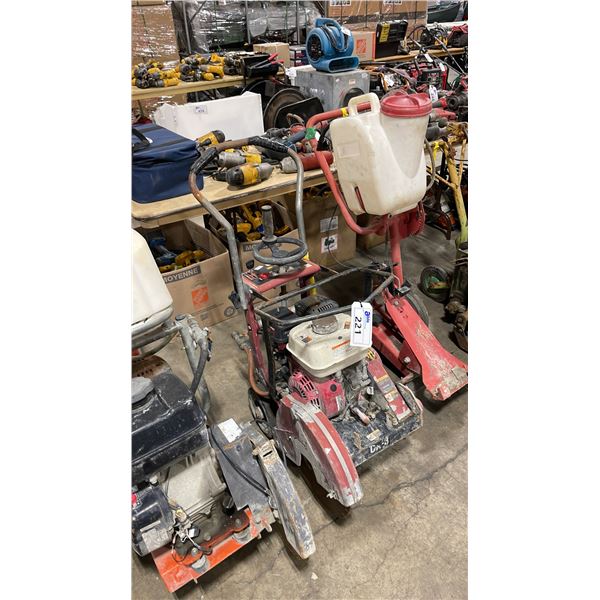 MK CX-3 COMMERCIAL GAS POWERED WALK BEHIND CEMENT CUTTING SAW