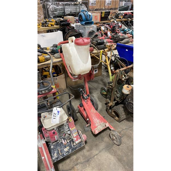 HILTI DSH-VAC COMMERCIAL CHOP SAW WALK BEHIND CEMENT WET SAW CART *NO SAW*
