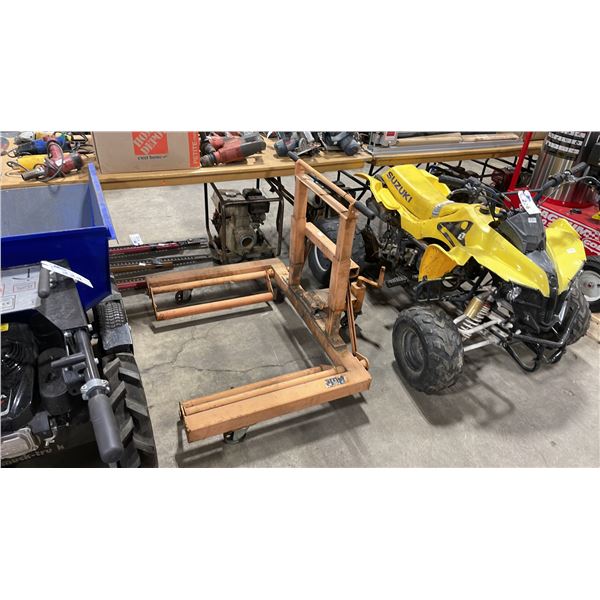 ORANGE 4 TON INDUSTRIAL MOBILE WHEEL DOLLY