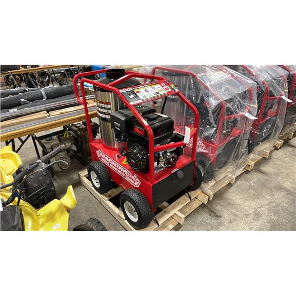 MAGNUM 4000 SERIES DIESEL / GAS MOBILE HOT WATER PRESSURE WASHER WITH HOSE & WAND