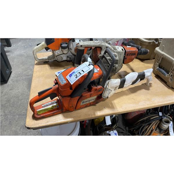 HUSQVARNA 240 ORANGE GAS POWERED CHAIN SAW