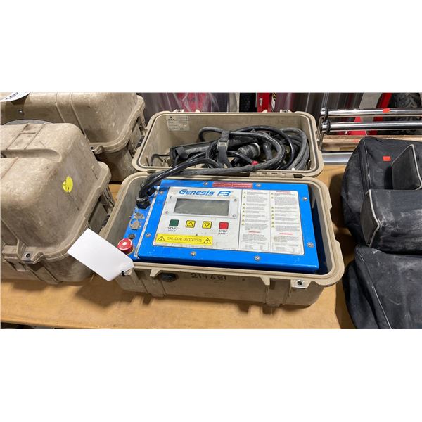 IPEX GENESIS F3 ELECTROFUSION PROCESSOR IN DURABLE, SHOCK RESISTANT, SPLASH PROOF HARD-SHELL CASE