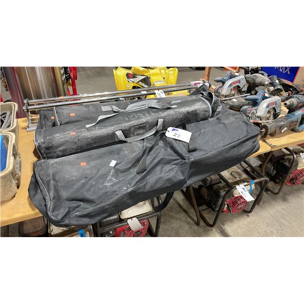 4 PORTABLE TRADE SHOW DISPLAYS