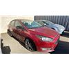 Image 4 : 2016 FORD FOCUS SE, 4DRSD, RED, VIN 1FADP3F25GL342095,
