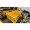Image 2 : SDLANCH SDLD25 YELLOW RIDE ON GAS POWERED MINI CRAWLER DUMPER, 3 SPEED WITH 9"