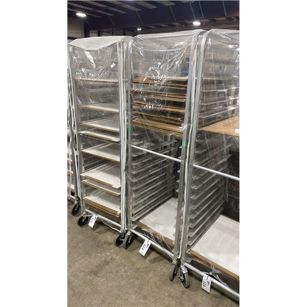 20 TIER MOBILE SHEET PAN RACK WITH COVER