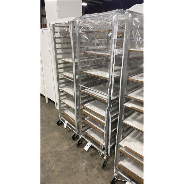 20 TIER MOBILE SHEET PAN RACK WITH COVER