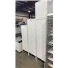 Image 1 : ASSORTED WHITE METAL CABINETS WITH ADJUSTABLE SHELVES
