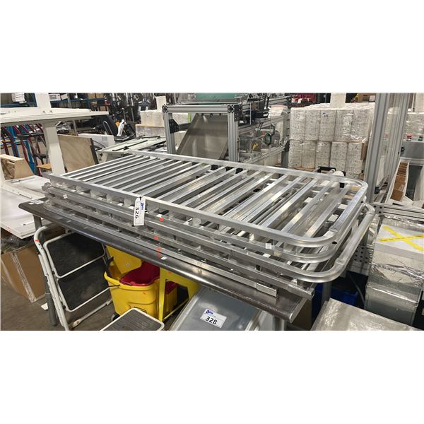 20 TIER MOBILE SHEET PAN RACK -DISASSEMBLED, REQUIRES HARDWARE/WHEELS