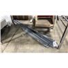 Image 4 : RED MOBILE CART WITH CONTENTS ,WOODEN RACK AND GREY PVC PIPE