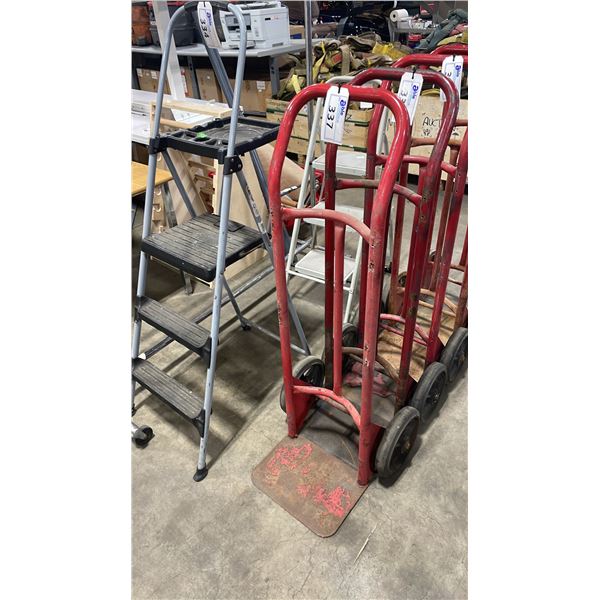 RED INDUSTRIAL STEEL HAND TRUCK