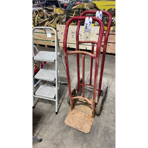RED INDUSTRIAL STEEL HAND TRUCK