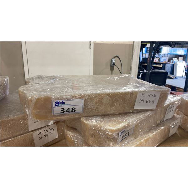 SLAB OF BEES WAX 13.44KG/29.63LB