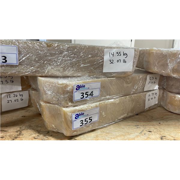 SLAB OF BEES WAX 12.31KG/27.14LB
