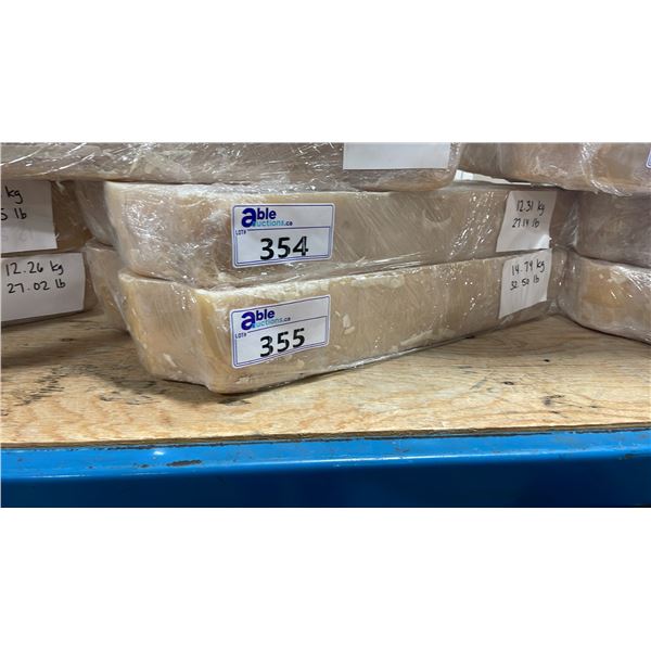 SLAB OF BEES WAX 14.74KG/32.50LB