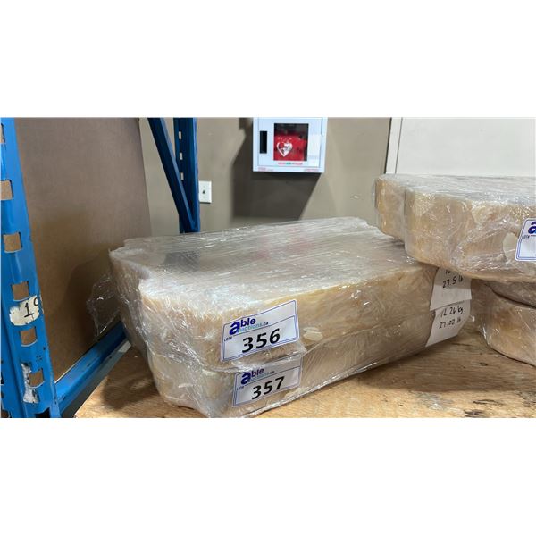 SLAB OF BEES WAX 12.50KG/27.50LB