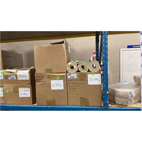 3 CASES OF WAXED ROLLS