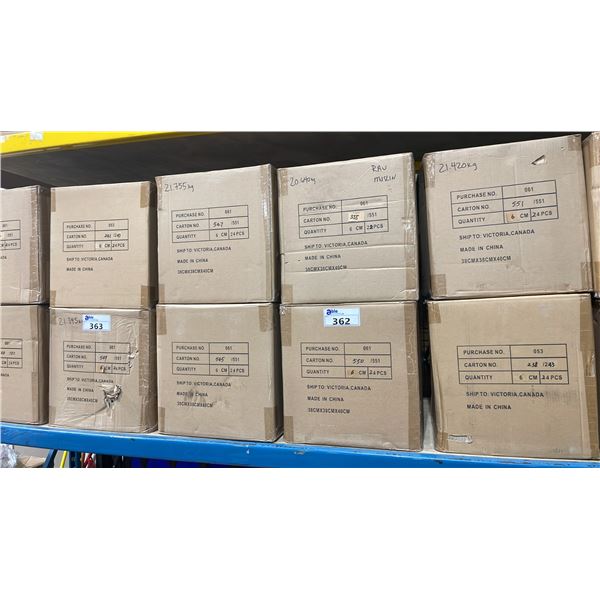4 BOXES OF RAW MUSLIN FABRIC ROLLS