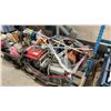 Image 2 : PALLET OF ASSORTED TOOLS INCLUDING; HONDA GENERATORS/PUMPS, STIHL CHAIN, WEED WHACKER AND MORE